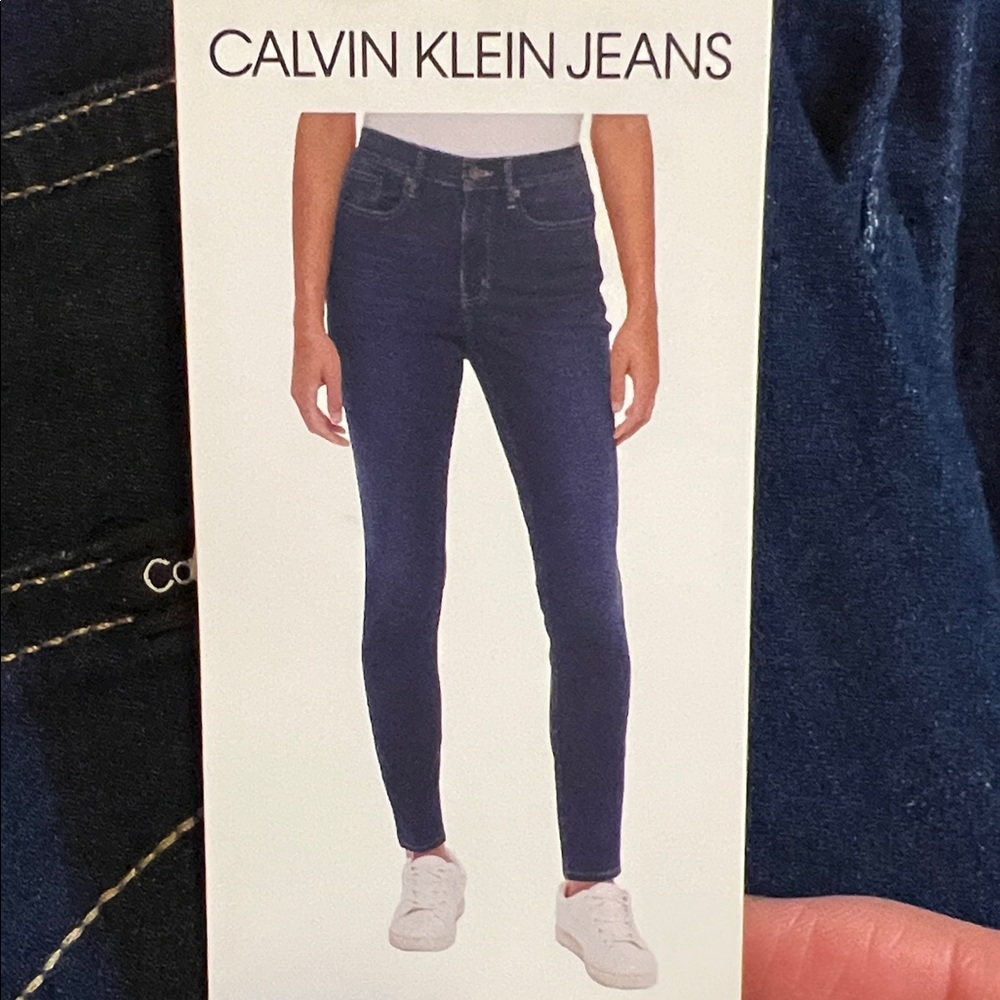 NWT‎ Calvin Klein Jeans Ladies' High Rise skinny jeans 16